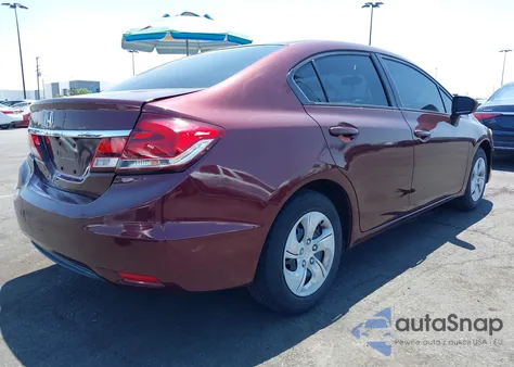 2015 Honda Civic Lx z USA, uszkodzony, nr VIN 2HGFB2E54FH534550